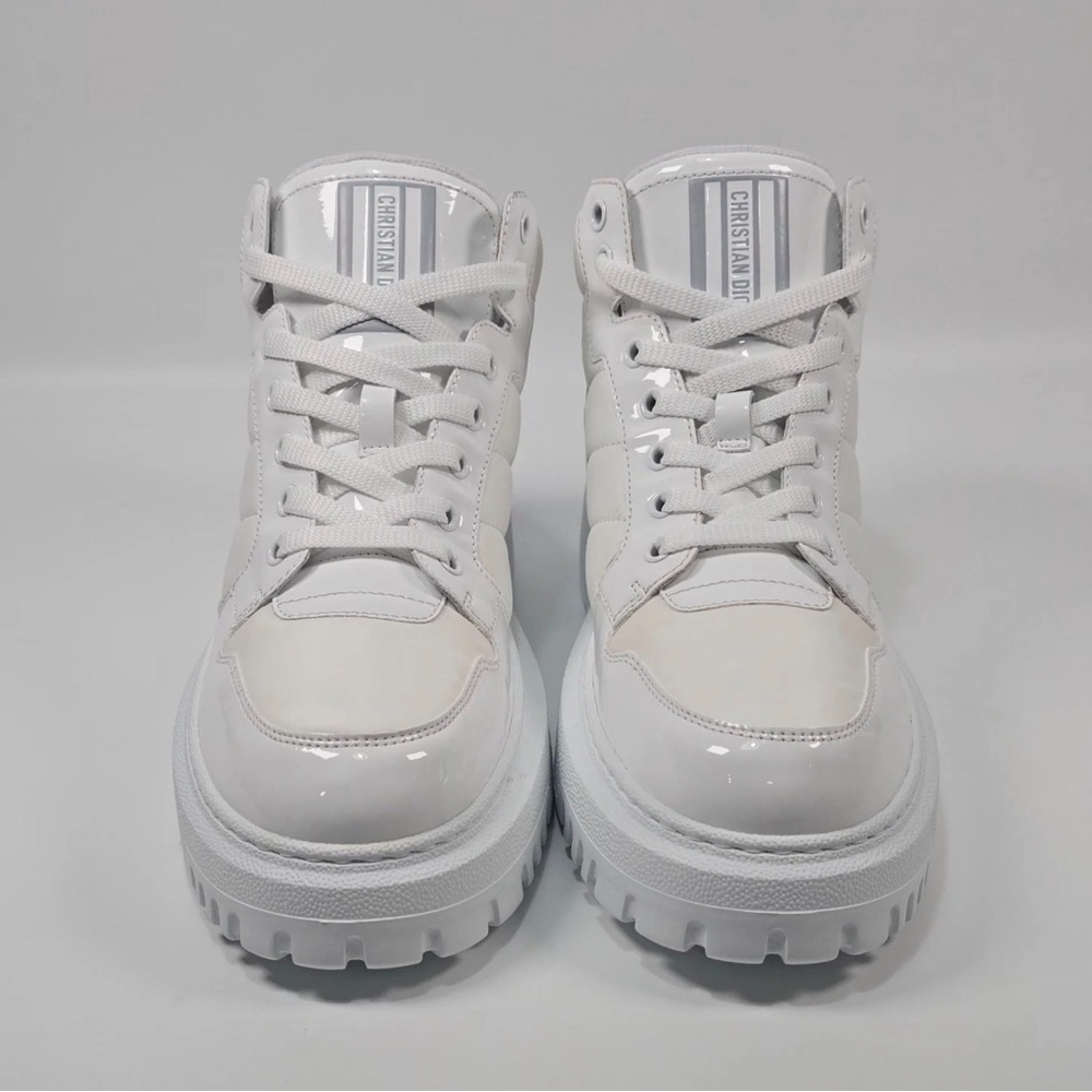 Dior White High-Top Sneakers